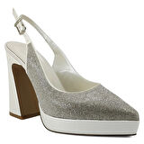 Beety 1280 25YA Kadın Abiye Ayakkabı Sedef