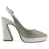 Beety 1280 25YA Kadın Abiye Ayakkabı Sedef