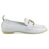 Mammamia 890 25YA Kadın Günlük Babet Beyaz