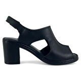 Mammamia 2405 25YS Kadın Günlük Sandalet Siyah