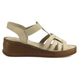 Venüs 24028801 25YS Kadın Günlük Sandalet Bej