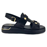 Venüs 25440007 25YS Kadın Günlük Sandalet Siyah