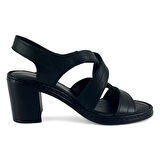 Mammamia 2505 25YS Kadın Günlük Sandalet Siyah