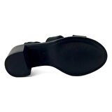 Mammamia 2505 25YS Kadın Günlük Sandalet Siyah