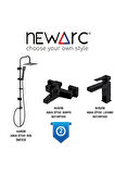 Aqua Siyah Batarya Set, 440536,941511B,941521B