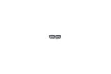 ÖN PANJUR BÖBREK PARLAK SİYAH SET BMW E87 2004-2007