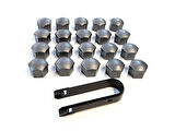 BİJON KAPAK SETİ 25 Lİ GRİ  SET + APARAT Q7 07-15