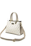 Kadın Omuz Çantası 1098-44110 SİLVER POLO Kadın ÇANTASI M178 BEJ-MAT KUM