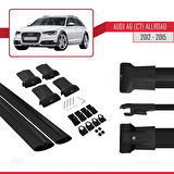 A6 (C7) Allroad 2012-2015 Arası ile Uyumlu FLY Model Ara Atkı Tavan Barı Siyah 2 Adet