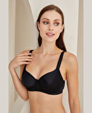 Dantelli Minimizer Toparlayıcı Büyük Beden Kalın Askılı Balenli Desteksiz Sütyen