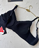 Carma İthal Balensiz Dikişsiz İce-Silk Yarı Push-up İnce Askılı Sütyen