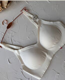 Carma İthal Balensiz Dikişsiz İce-Silk Yarı Push-up İnce Askılı Sütyen