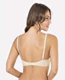 Kaplı Balenli Desteksiz Emzirme Sütyeni (Siyah, Ten, Beyaz) -3628