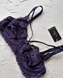 Tyla Dantelli C Cup Önü Şeritli Günlük Kullanım Balenli Şık Toparlayıcı Sütyen