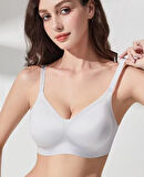 Carma İthal Balensiz Dikişsiz İce-Silk Yarı Push-up İnce Askılı Sütyen