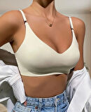 Nessa İnce Askılı Çıkarılabilir Padli Dikişsiz Lazer Kesim İz Yapmaz Kopçasız Bralet-2012