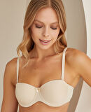 NBB Dolgusuz Desteksiz Straplez Cuplı Basic Sütyen- 3510
