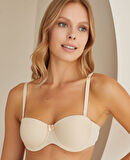 NBB Dolgusuz Desteksiz Straplez Cuplı Basic Sütyen- 3510