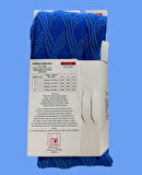 Penti Nicole 220 Den Kobalt Mavi Tensel Pamuklu Triko Desenli Çorap