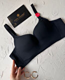 Marie İthal Dikişsiz Balensiz Destekli Toparlayıcı Özellikli Kalın Askılı C Cup Kaliteli Sütyen