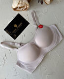 Olivia Balensiz Dikişsiz Lazer Kesim Hafif Destekli Önü Dantel Detaylı Yeni Nesil Sütyen (Intive Özel)