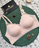 Layla İthal Buz İpek (İce-Silk) Ultra İnce Rahat Nefes Alır Görünmez Lazer Dikişsiz Sütyen