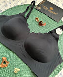 Layla İthal Buz İpek (İce-Silk) Ultra İnce Rahat Nefes Alır Görünmez Lazer Dikişsiz Sütyen