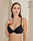 NBB Basic V Yaka Hafif Destekli Mikro Tulum Kol 3 Kopçalı Sütyen (Yeni Sezon-B/C Cup)