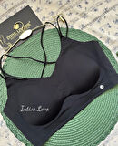 Mira Dikişsiz Hafif Dolgulu Çift Askılı Kopçasız Rahat Bralet/Sütyen/Büstiyer/Spor Sütyeni