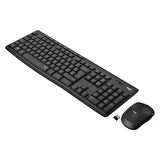 Logitech MK295 Q Kablosuz Usb Siyah Multimedya Klavye/Mouse Set 920-009804