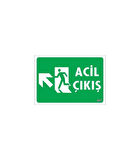 Acil Çıkış Uyarı Levhasi 25x35 KOD: 947