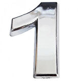 Cemax Krom Yapışkanlı 1 Rakamı 5 cm