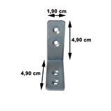 Ennalbur Gönye L Tipi No:5 ( 5 Adet )