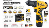 SGS 5131 Akülü Vidalama 12 Volt 1,5 Ah