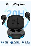 Anycast G10 Bluetooth Oyuncu Kulaklık Düşük Gecikmeli Kablosuz Dokunmatik Gaming Bluetooth Oyuncu Ku