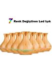 Pazariz Ultrasonik Aroma Difüzörü 7 Renk Led Işıklı Hava Nemlendirici Kumandalı Buhar Makinesi 550ml