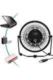 Masa Üstü Usb Fan Soğutucu Vantilatör Klima Metal Serinletici Fan