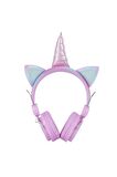 Pazariz Yeni Nesil Kablosuz Sevimli Unicorn Kız Çocuk Kulaklığı Wirelles bluetooth Pembe