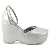 Beety 2007 25KA Kadın Abiye Ayakkabı Sedef