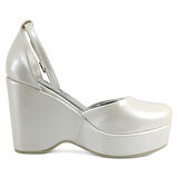 Beety 2007 25KA Kadın Abiye Ayakkabı Sedef