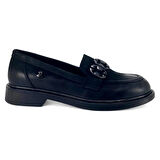 060 2550402 25KA Kadın Günlük Ayakkabı Siyah Nubuk