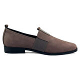 Mammamia 710 25KA Kadın Günlük Ayakkabı Vizon Nubuk