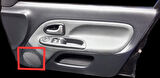 Renault Clio 2 Reno Uyumlu 2 Adet Ön Kapı Hoparlör Kapağı Siyah Renk 1 ÇİFT Sağ Sol 2li Set 