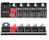 Fan Çoklayıcı 5 Port Y PWM Splitter 4 pin Hub Cpu Kablo Çoğaltıcı