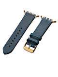 Akıllı saat Uyumlu Lüks Deri Saat Kordonu Kroko  32mm/38mm  MAVİ