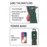 Arm 18002 Şarjlı Mıknatıslı Led Fener Lamba Powerbank 420 Lümen