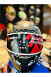 FF-871 CYBER FULLFACE MOTOSİKLET KASKI (SİYAH-GRİ)