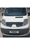 Nissan Primastar Ön Kaput Koruyucu Rüzgarlığı 4mm Akrilik (abs) Piano Black 2001-2014