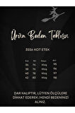 Kadın Gabardin Kot Cepli Mevlana Kloş Etek Uzun Spor Etek 3556230