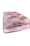 Çocuk Yatağı 60x120x6 Cm Vip Oyun Parkı Sünger Yatak Bebek Yatağı-PEMBE AĞAÇ